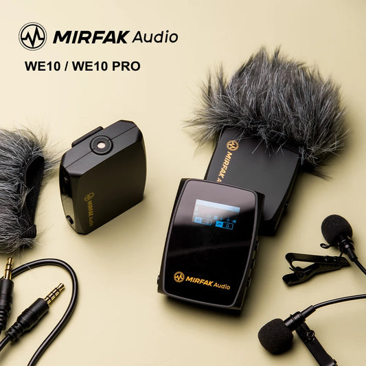 WE10 and WE10 PRO Wireless wireles Microphone System 2.4 GHz