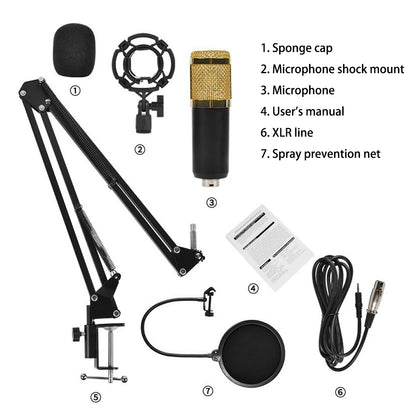 Professional Studio Microphone for Podcast Recording Live Streaming