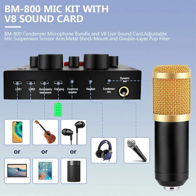 0.2BM800 Professional Condenser Microphone