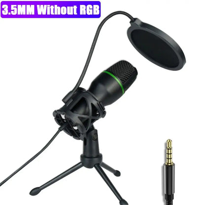 1.0Professional USB Condenser Microphone For PC Laptop