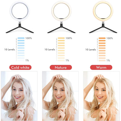 0.6 LED Selfie Ring Light USB