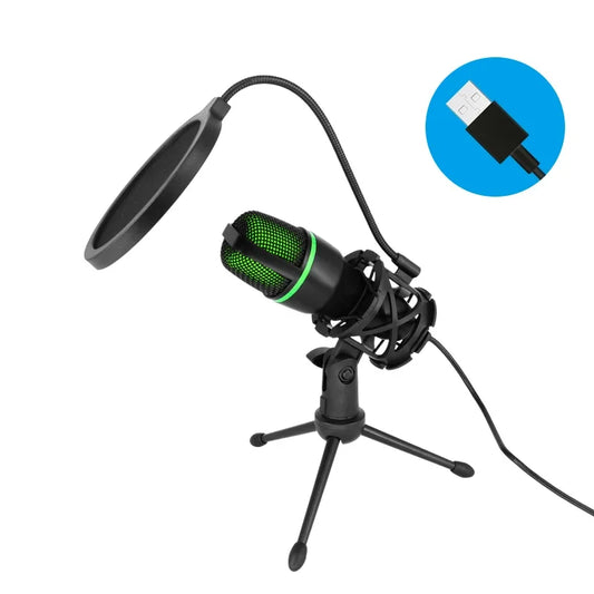 1.0Professional USB Condenser Microphone For PC Laptop