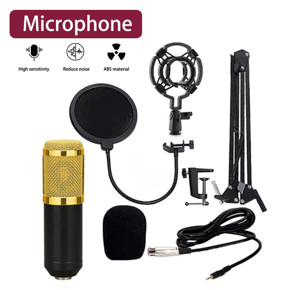 Professional Studio Microphone for Podcast Recording Live Streaming